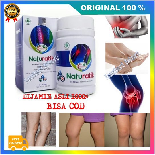 [BISA COD] PROMOO Naturatik Obat Herbal Alami Ampuh Atasi Rematik Asam Urat 100% ASLI BPOM
