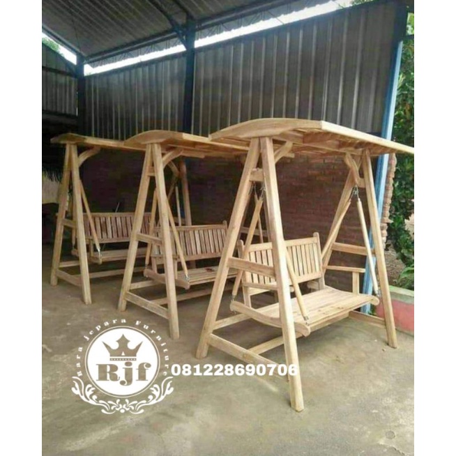 kursi ayunan jati kursi teras ayunan kursi taman jati