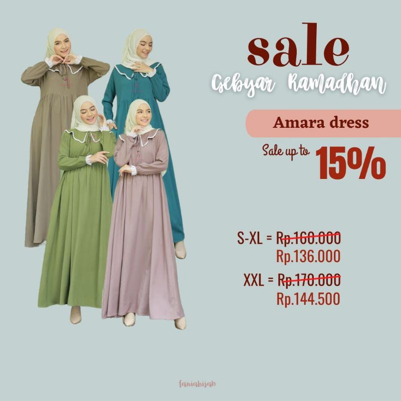 Amara Dress By Nayma Hijab || SALE 15%