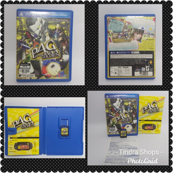 PS VITA GAME ORIGINAL Second[2nd] - Persona 4 Golden [Reg 3][Eng]
