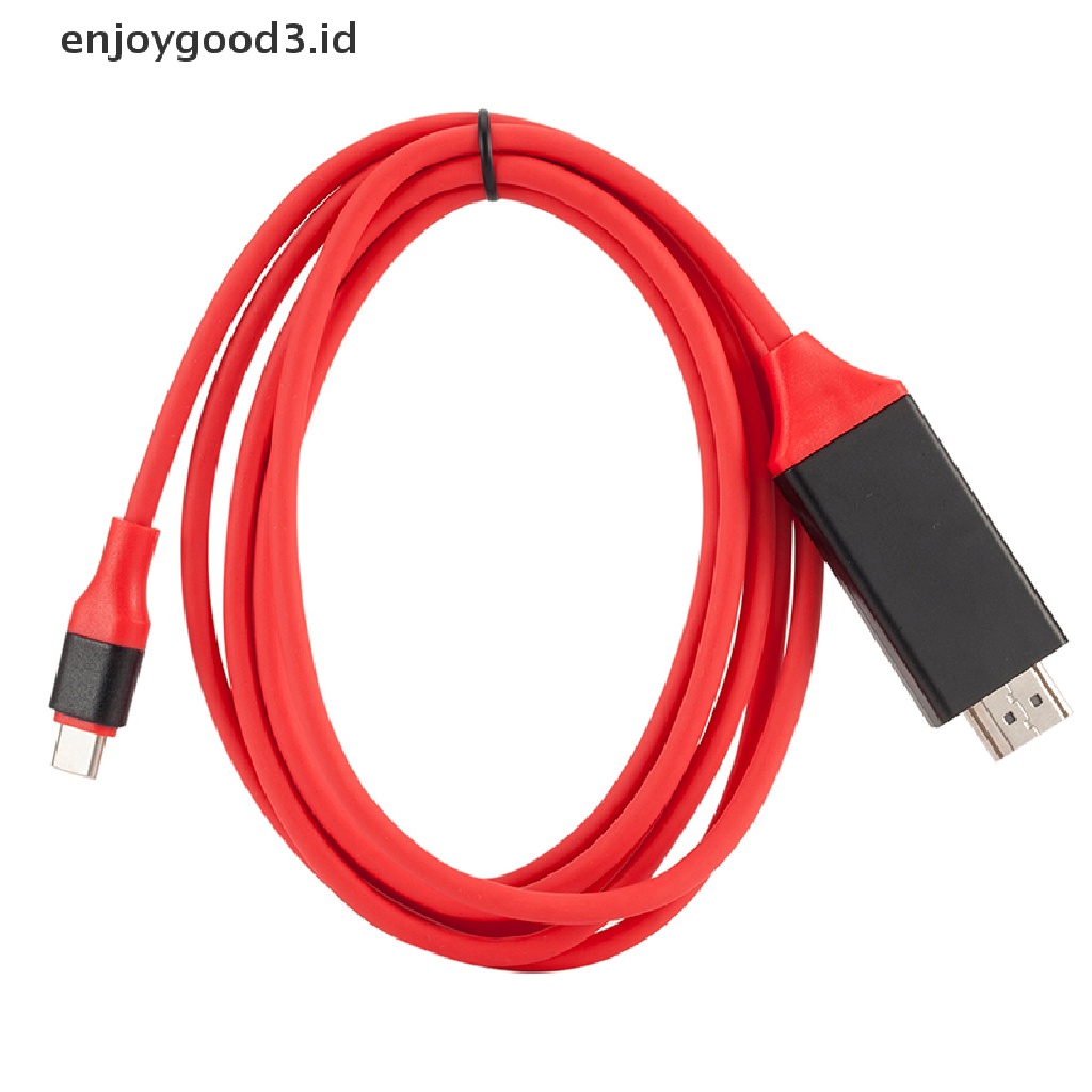 Kabel Video Usb 3.1 Tipe C Ke Hdmi Av Tv 4k Hd