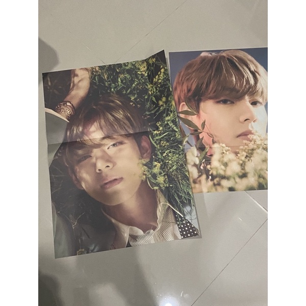 POSTER HYBE INSIGHT OFFICIAL BTS TAEHYUNG SET
