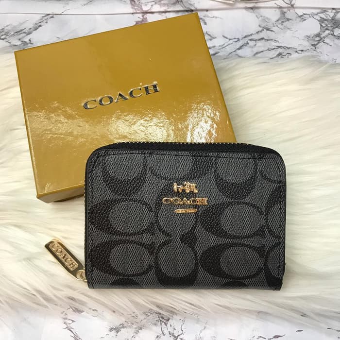 YUK BELI DOMPET COACH WALLET MINI+BOX READY 4 WARNA SEMPREM
