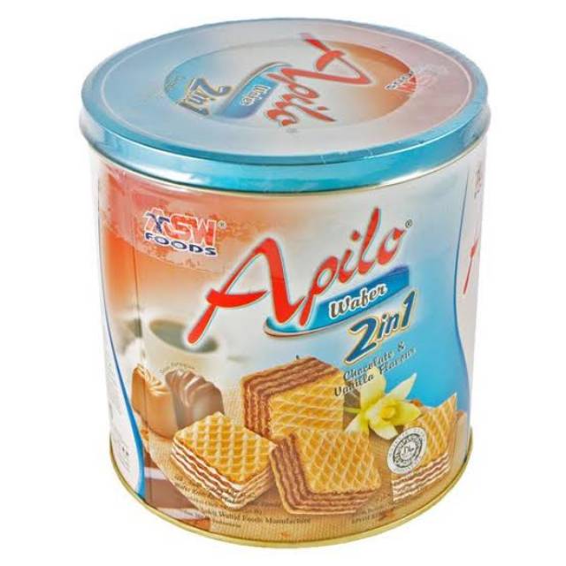 Apilo Wafer 2in1 kaleng 325g