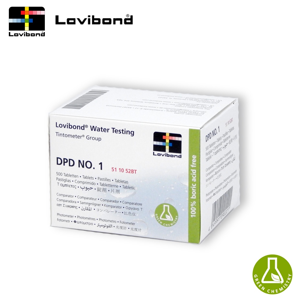 Refill Alat Test Kit Kolam Renang Untuk Ukur Kadar Klorin Merk Lovibond DPD No.1 Photometer 500 Tabl