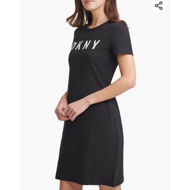 Dkny logo t-shirt dres