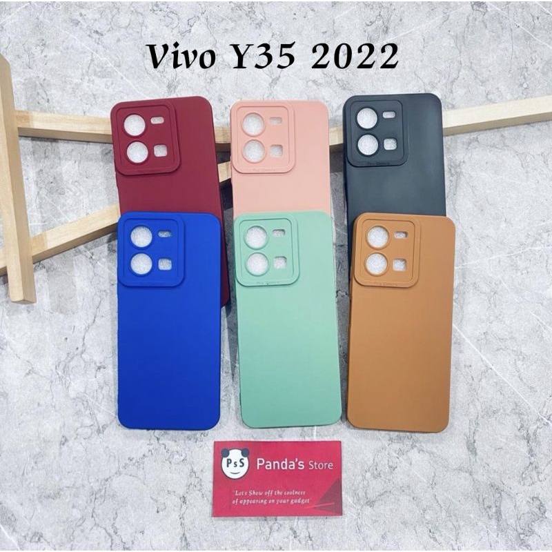 Case Vivo Y35 4G 2022 Softcase Pro Camera TPU Casing PsS-