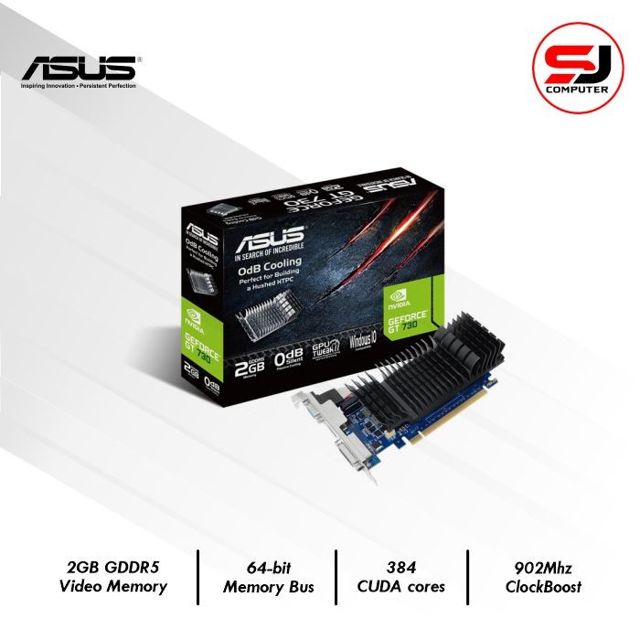 VGA ASUS GT 730 2GB DDR5 BRK  Low Profile