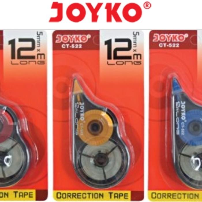 

Correction Tape Joyko Ct-522 (12Mx5Mm) - 1Pack Isi 12Pcs
