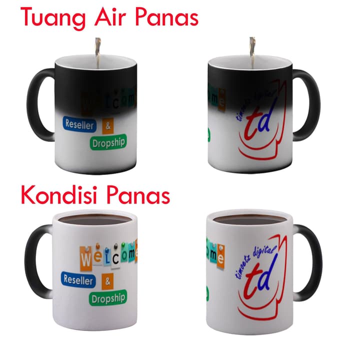 Mug Magic Murah,Gelas bunglon custom (foto,tulisan,design)