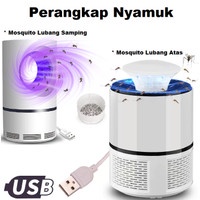 Alat Perangkap Nyamuk Elektrik OLL lampu emergency ultravioletusb Ampuh Membasmi Nyamuk Serangga