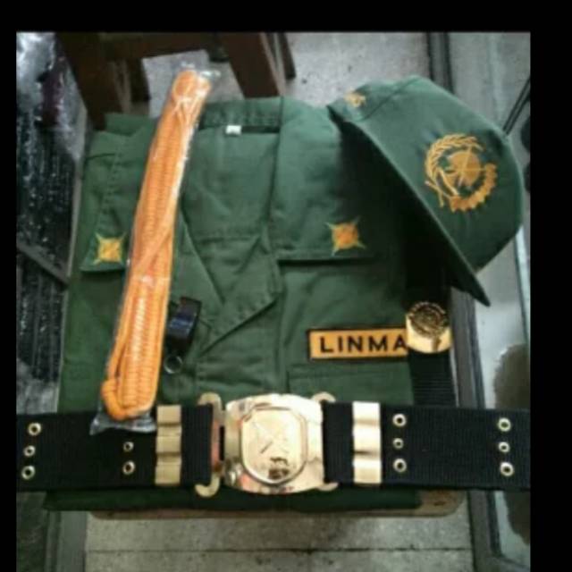 Seragam linmas lengkap