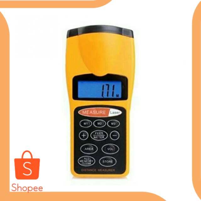 

Unik tools n parts Ultrasonic Digital Laser Distance Meter Alat PengukurU Murah