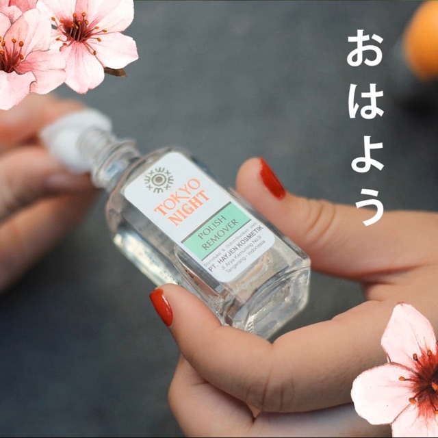 TOKYO NIGHT NAIL POLISH REMOVER GLASS