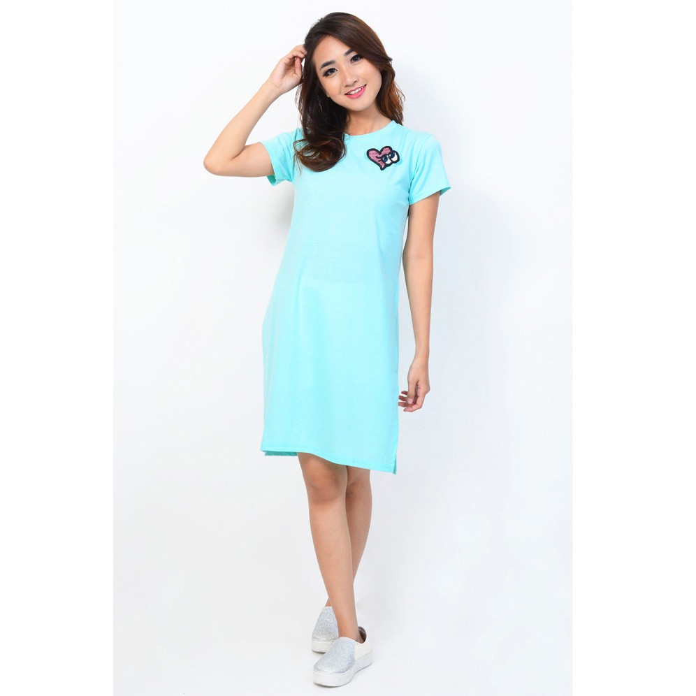 Midi Sexy Dress lengan Pendek Gaya Korea - Thexshop sexy dress