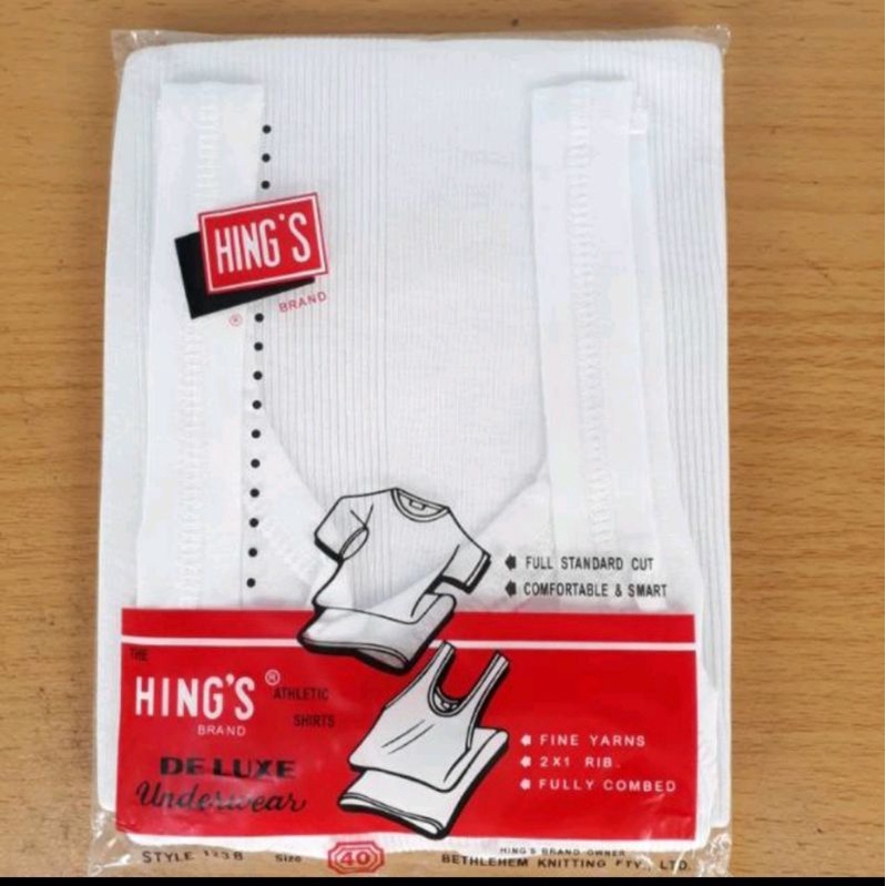 SINGLET HING'S / HING'S POLOS / SIZE 34 36 38 40 42