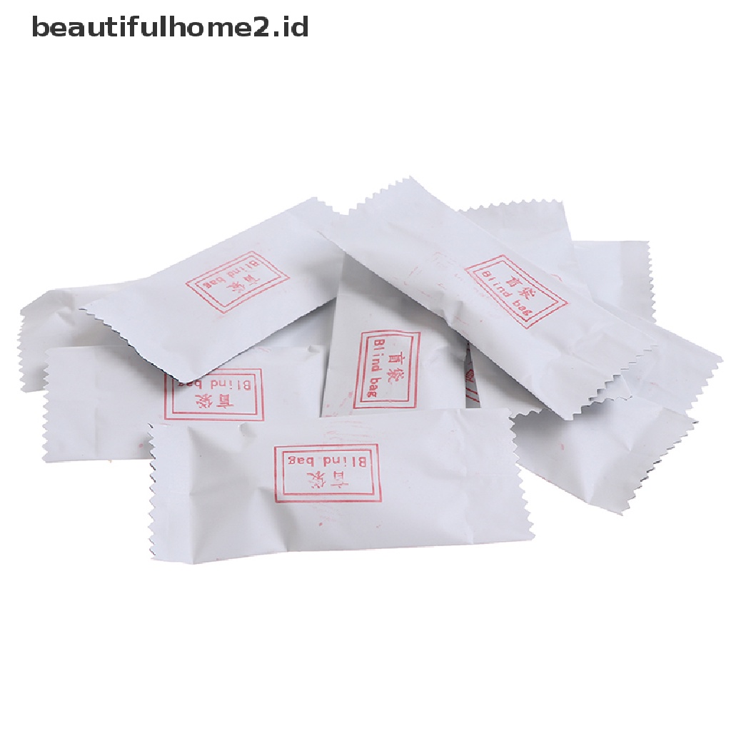 (beautifulhome2.id) 10pcs / Set Mainan Miniatur Tas Blind Untuk Aksesoris Rumah Boneka 1: 12