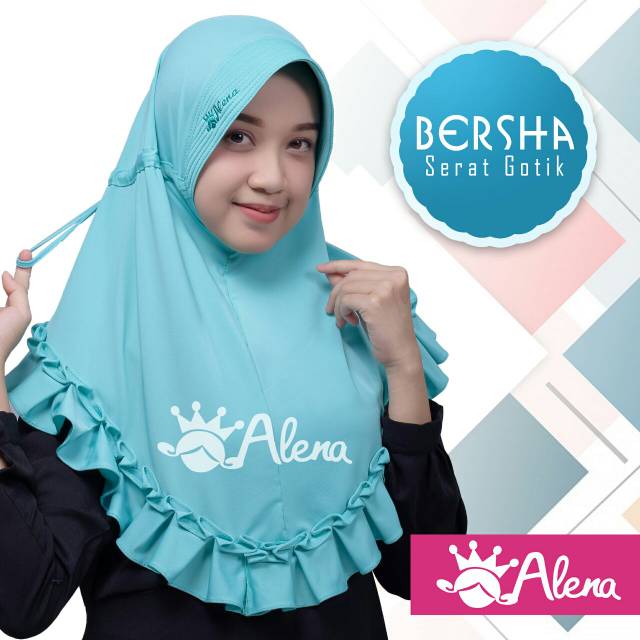 Bersha gotik by alena/jilbab alena/hijab alena/jilbab serut belakangw