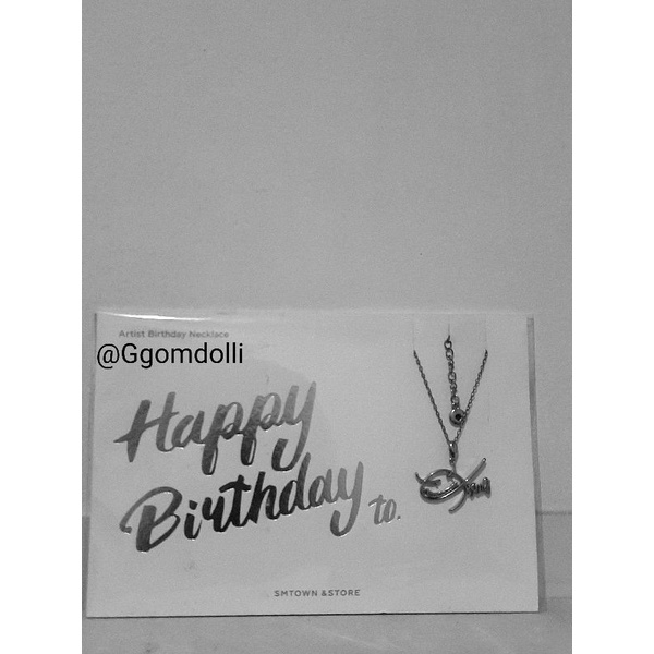 NCT JISUNG BIRTHDAY NECKLACE