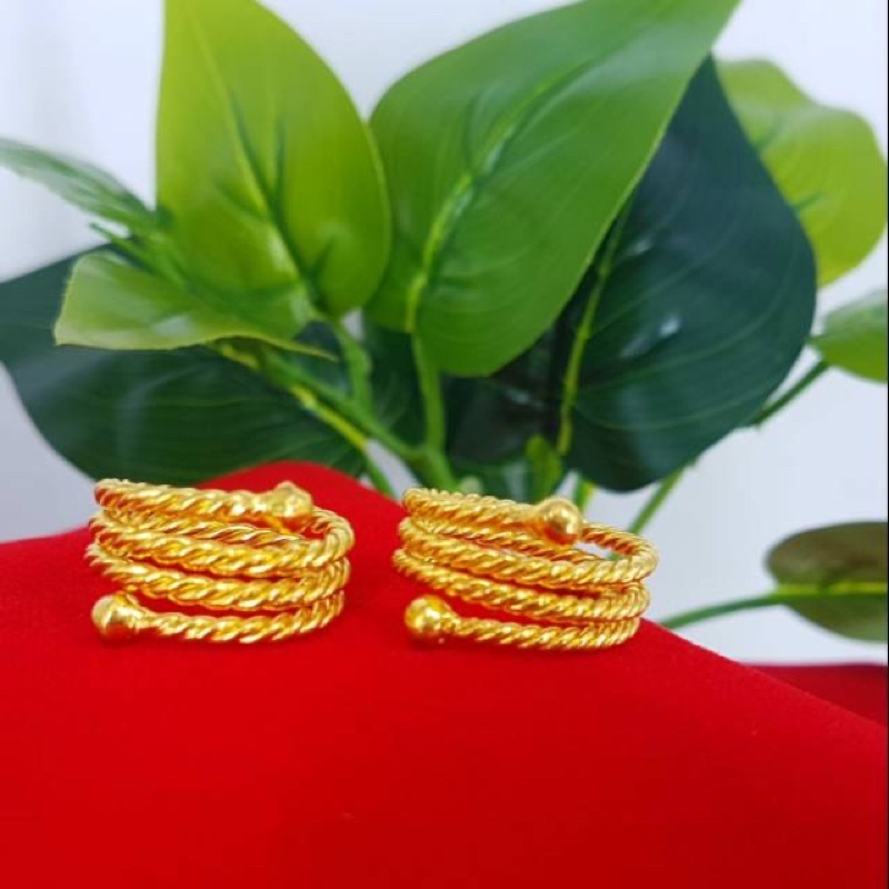 cincin penang lilit 4 persis seperti emas asli
