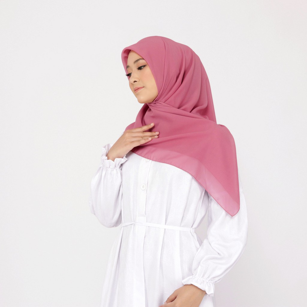 Hijab Segiempat Polycotton Scarf Premium Part 1 Hazel by MIZA-Primrose