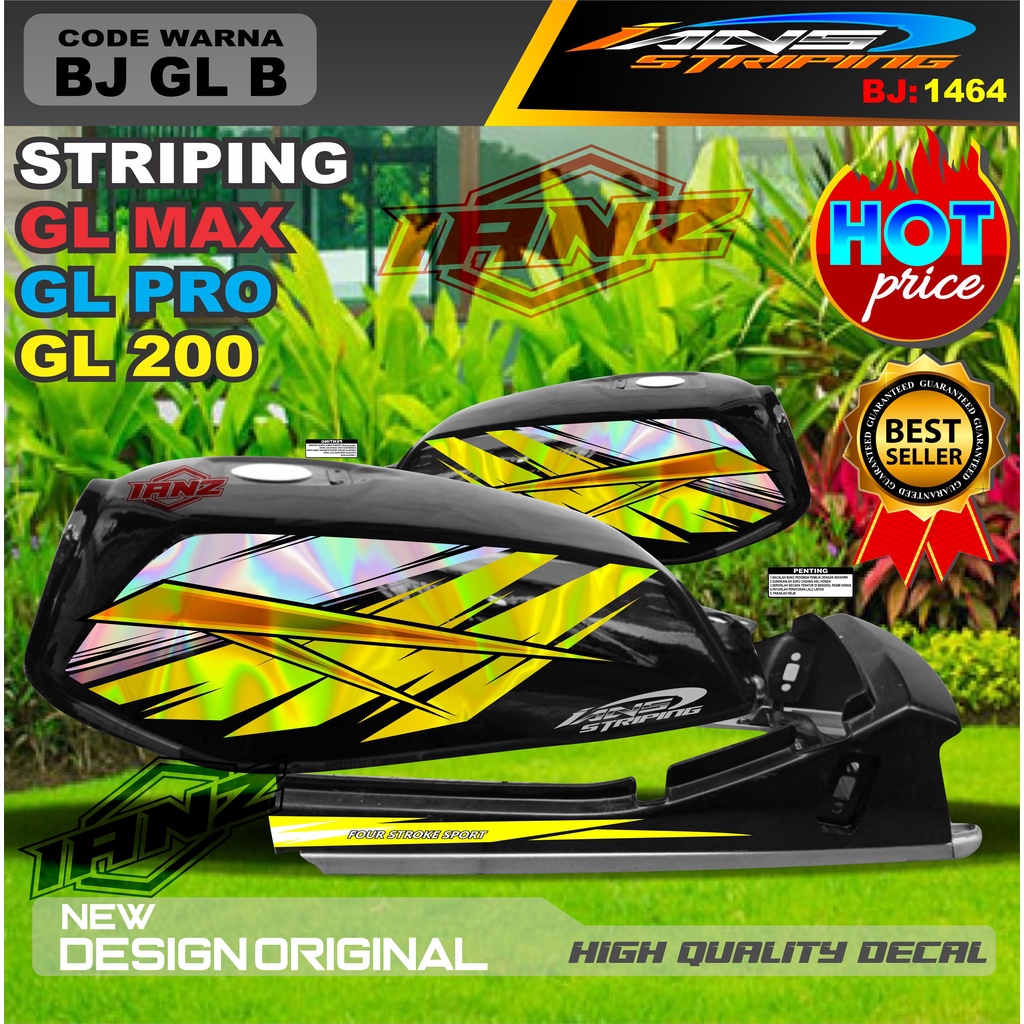 STIKER STRIPING GL MAX / STRIPING GL PRO MAX VARIASI HOLOGRAM / STRIPING GL