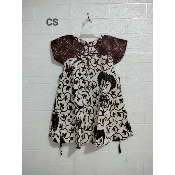 Dress Anak Batik Size S(3.5 s.d 4 THN)