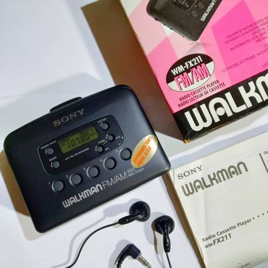 walkman kaset SONY WM-FX211 nos