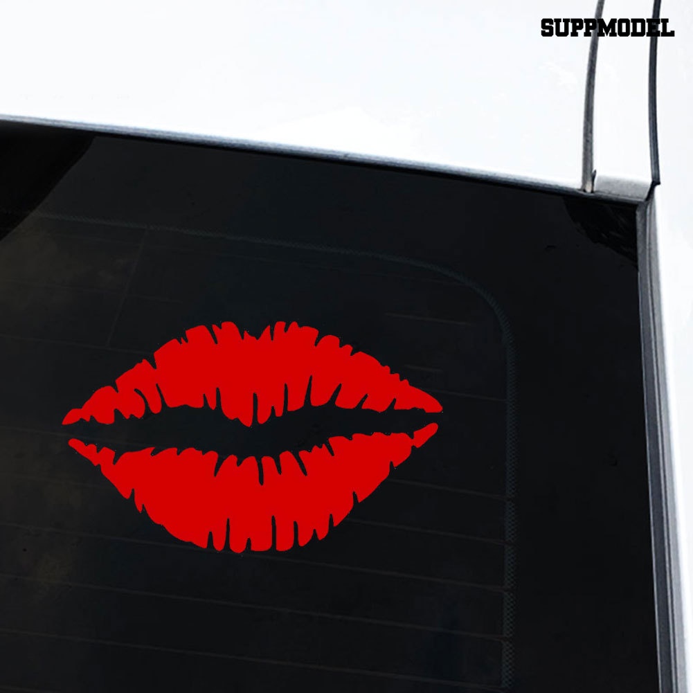 Stiker Reflektif Motif Bibir Sexy Untuk Dekorasi Bodykaca Mobillaptop