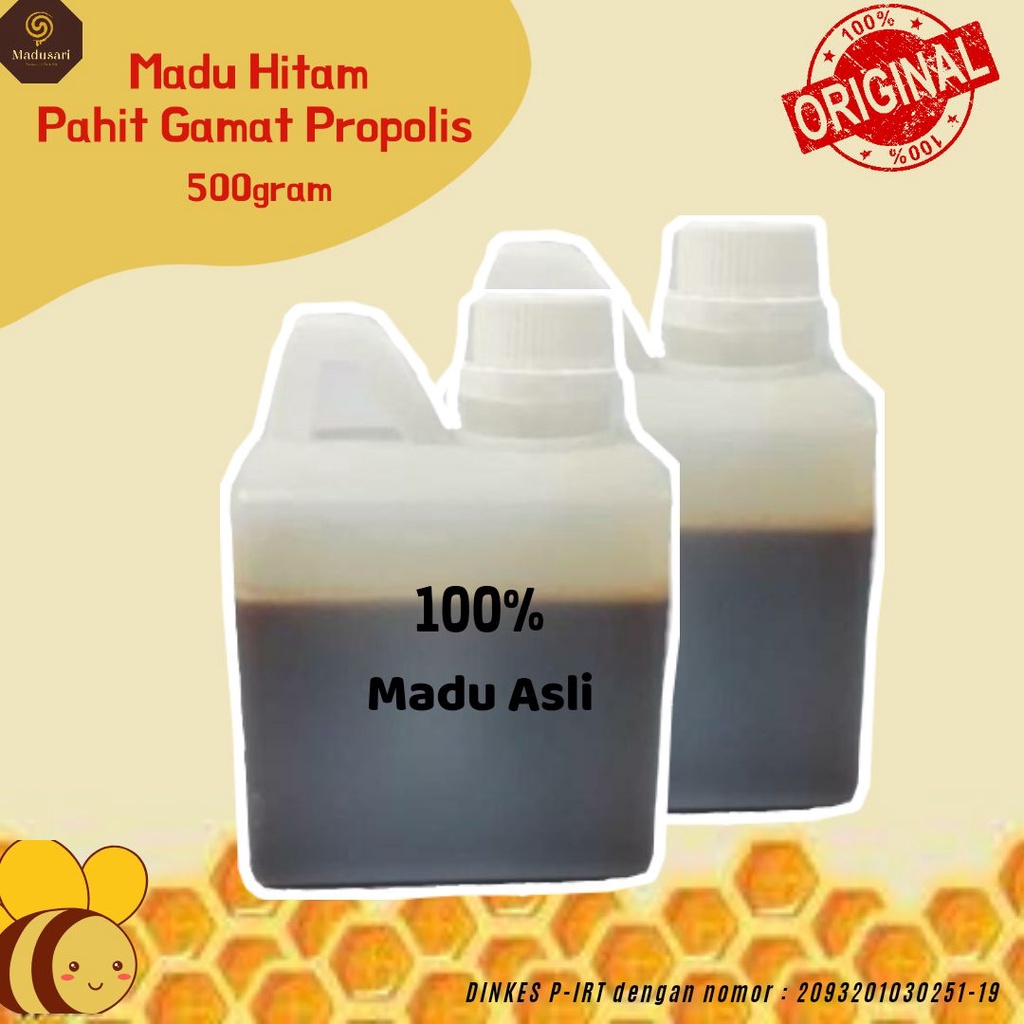 

RESELLER DROPSHIP Madu Hitam Manis Gamat Propolis Asli