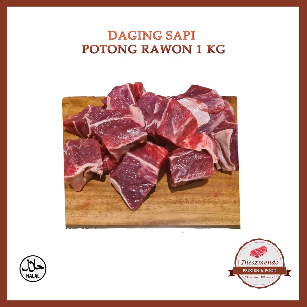 

Thesz Mendo - Daging import Potong Rawon 1 Kilogram