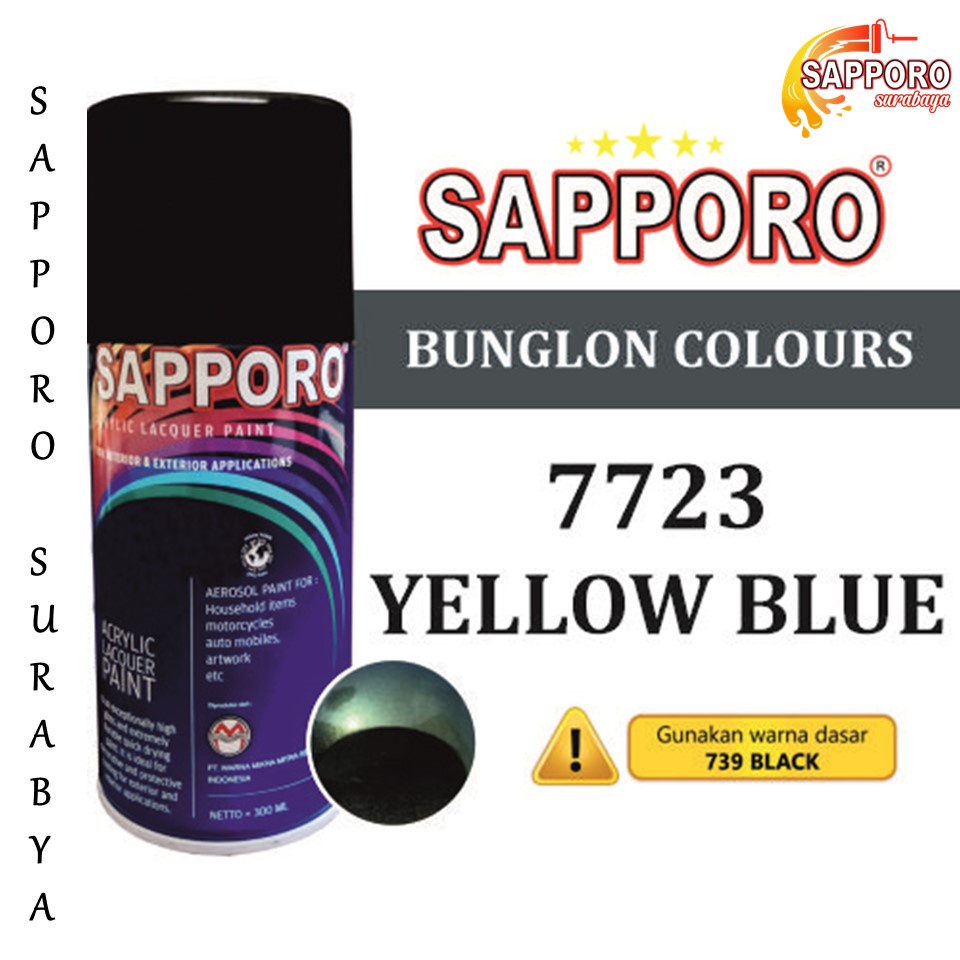 Sapporo Bunglon 7723 Yellow Blue / Pilok / Pylox / Pilox 300 ml