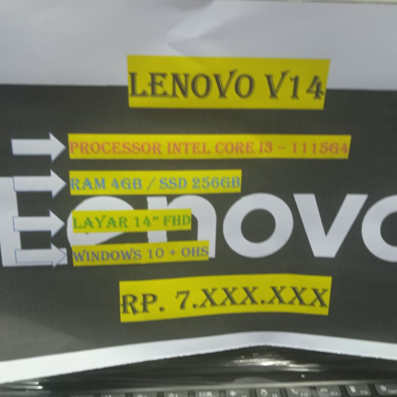 LENOVO V14 I3 1115G4 4GB SSD 256GB