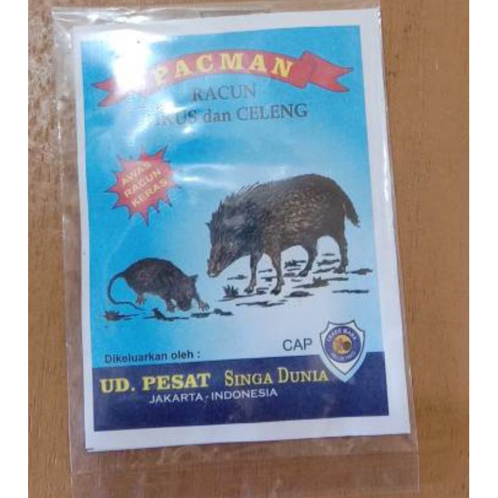 Racun tikus dan celeng Pacman