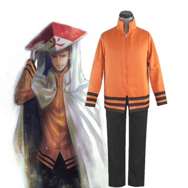 Boruto: Naruto the Next Generation Uzumaki Naruto hokage ver Cosplay Costume Anime Male