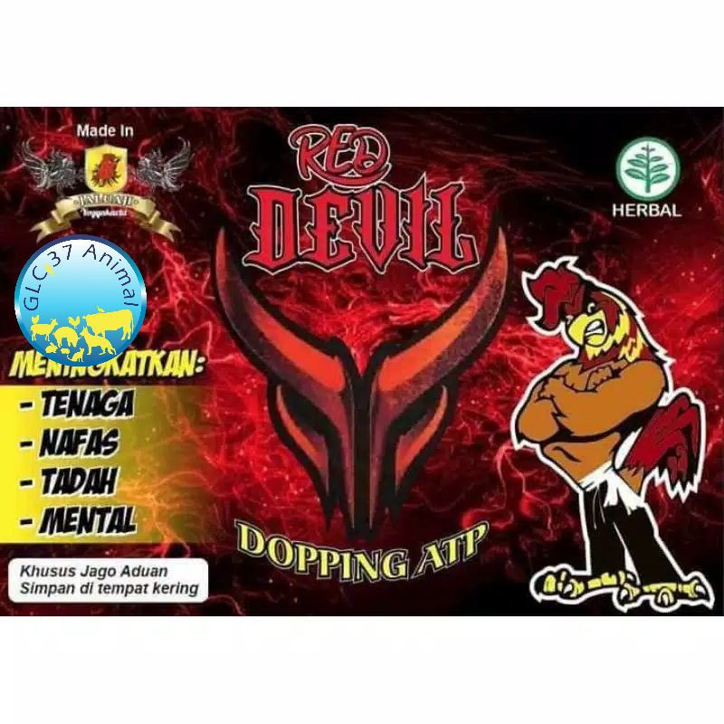 RED DEVIL DOPING KAPSUL HERBAL AYAM JAGO ADUAN JAMU JALU AJI