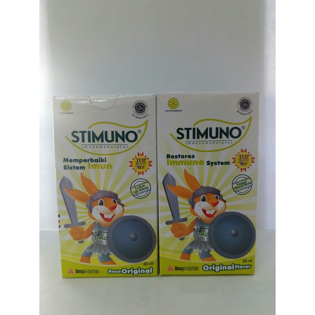 STIMUNO Imunomodulator Rasa Original 60 ml untuk Memperbaiki Sistem Imun Tubuh [HERBAL SURYA]