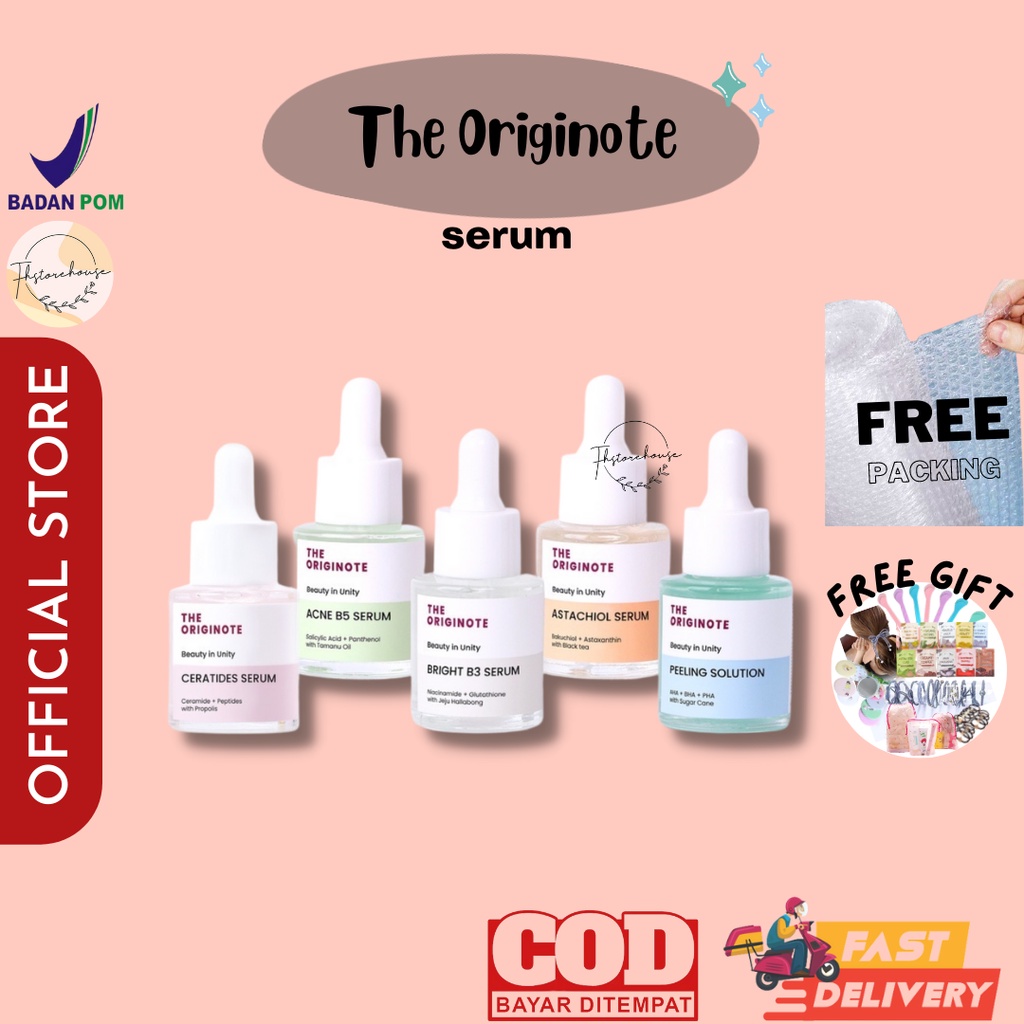 READY The Originote Hyalucera Moisturizer - Hyaluronic Acid + Ceramide + with Chlorelina THE ORIGINOTE Serum Wajah Acne B5 | Bright B3 | Astachiol | Ceratides | Peeling Solution