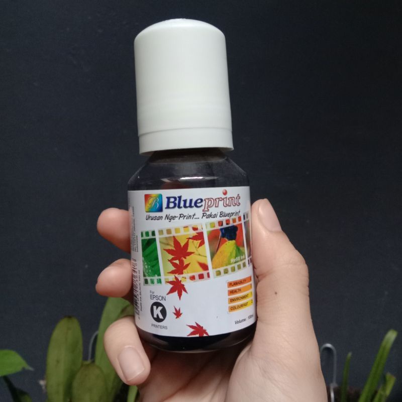 TINTA EPSON BLUEPRINT 003 50ml 100ml - Hitam Black CMYK printer Epson Epson L1110  L3110 L3150 L5190