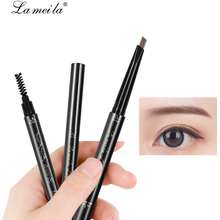 LAMEILA Pensil Alis Original Eyebrow 2 in 1 Kepala Ganda Pink Sakura