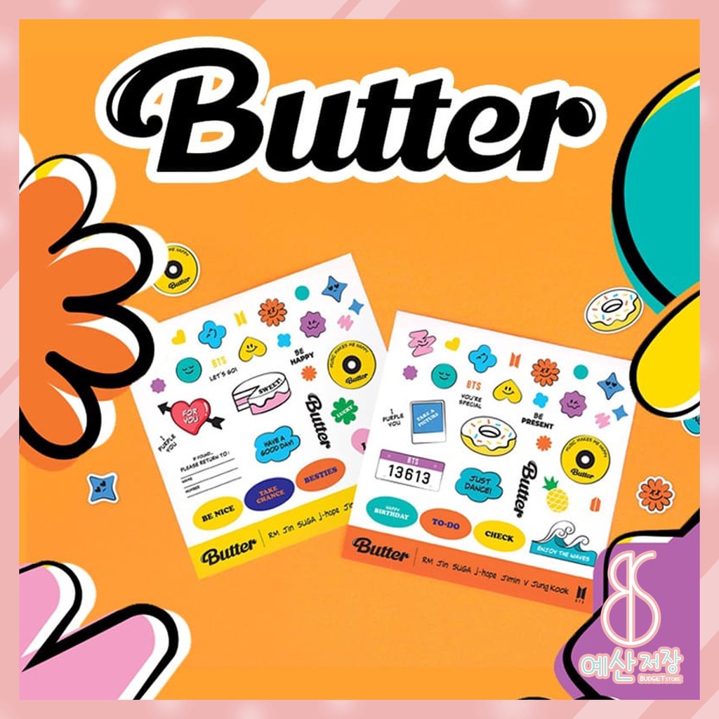 [BS] BISA COD Sticker Butter BTS KPOP BT21 Stiker Lucu - KP879