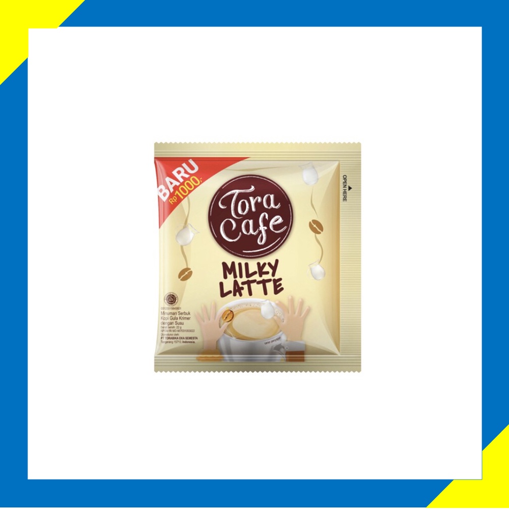 

Toracafe Milky Latte 1 Renceng 10 Sachet Pcs - Tora Cafe Kopi Krimer