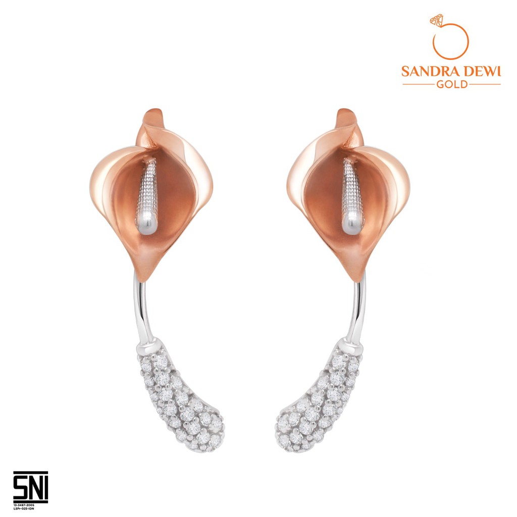 

Anting Calla Lily Sandra Dewi Gold 75,5% SNI 3EA190483