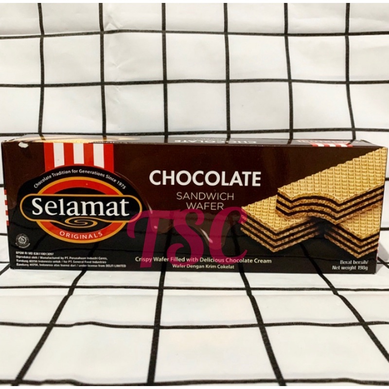 

Selamat Wafer Chocolate Selamat 198gr Wafer Selamat Chocolate Sandwich Wafer