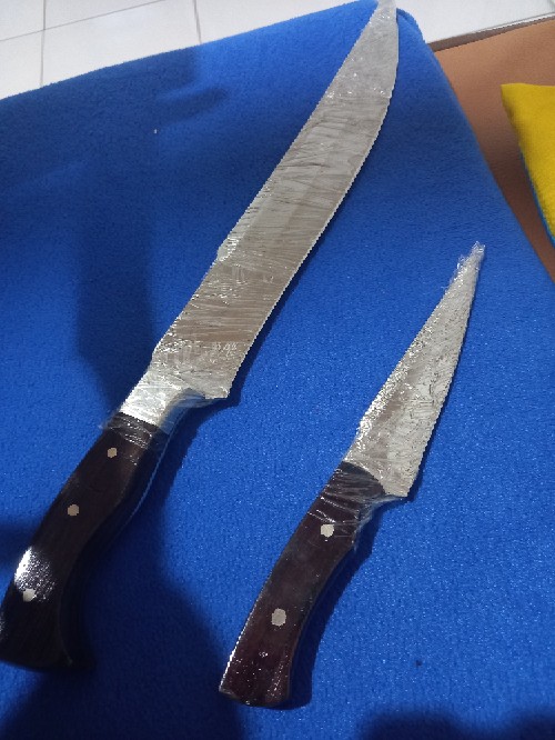 Pisau Sembelih Hewan Qurban / Pisau Kerja Baja Per Beranak Full Tang Tebal Kualitas Super Tajam