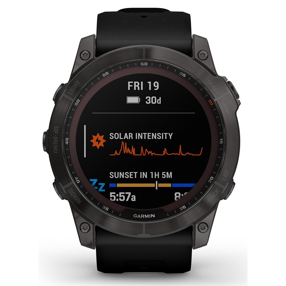 Garmin Fenix 7X Solar Sapphire Silicone Band - Garansi Resmi TAM 2Th