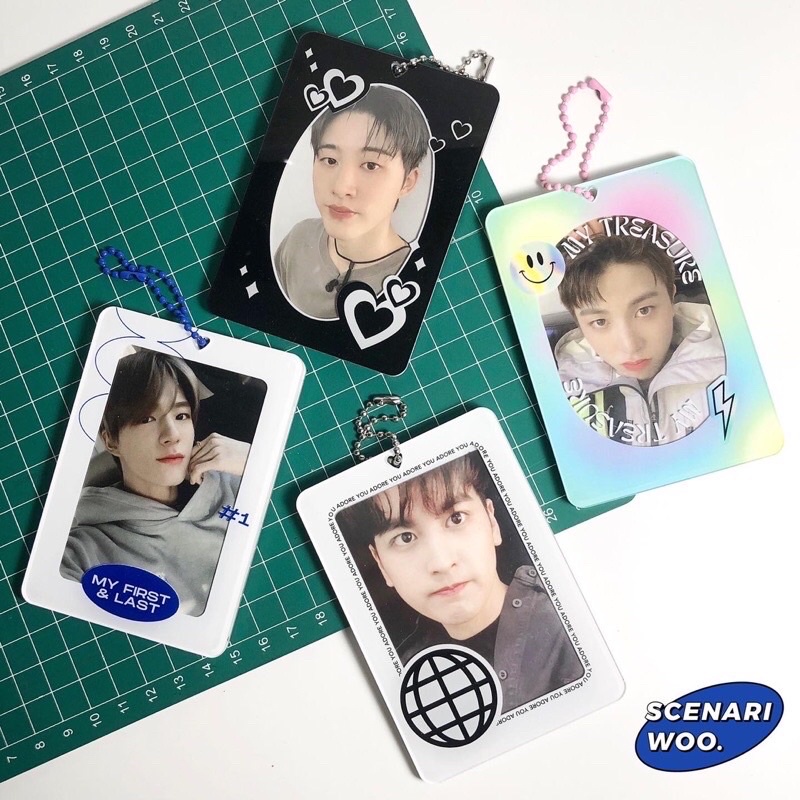 ACRYLIC PHOTOCARD PC HOLDER KPOP NCT TREASURE iKON HANBIN