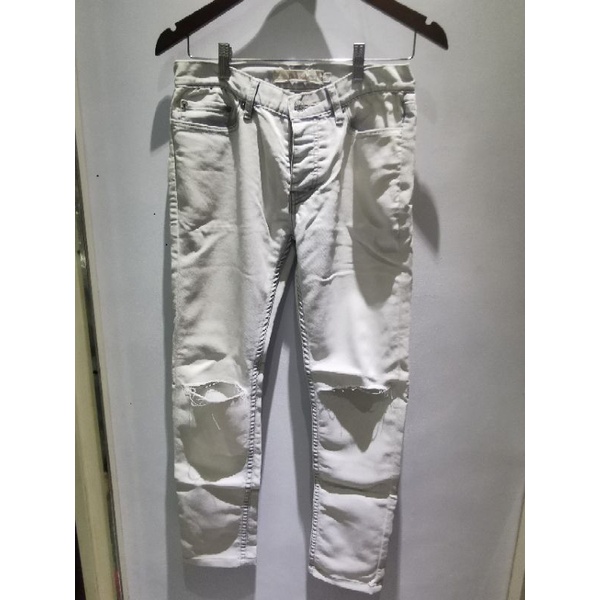 [PRELOVED] branded man pants men long pants celana panjang branded Pria topman pnb celana jeans topm