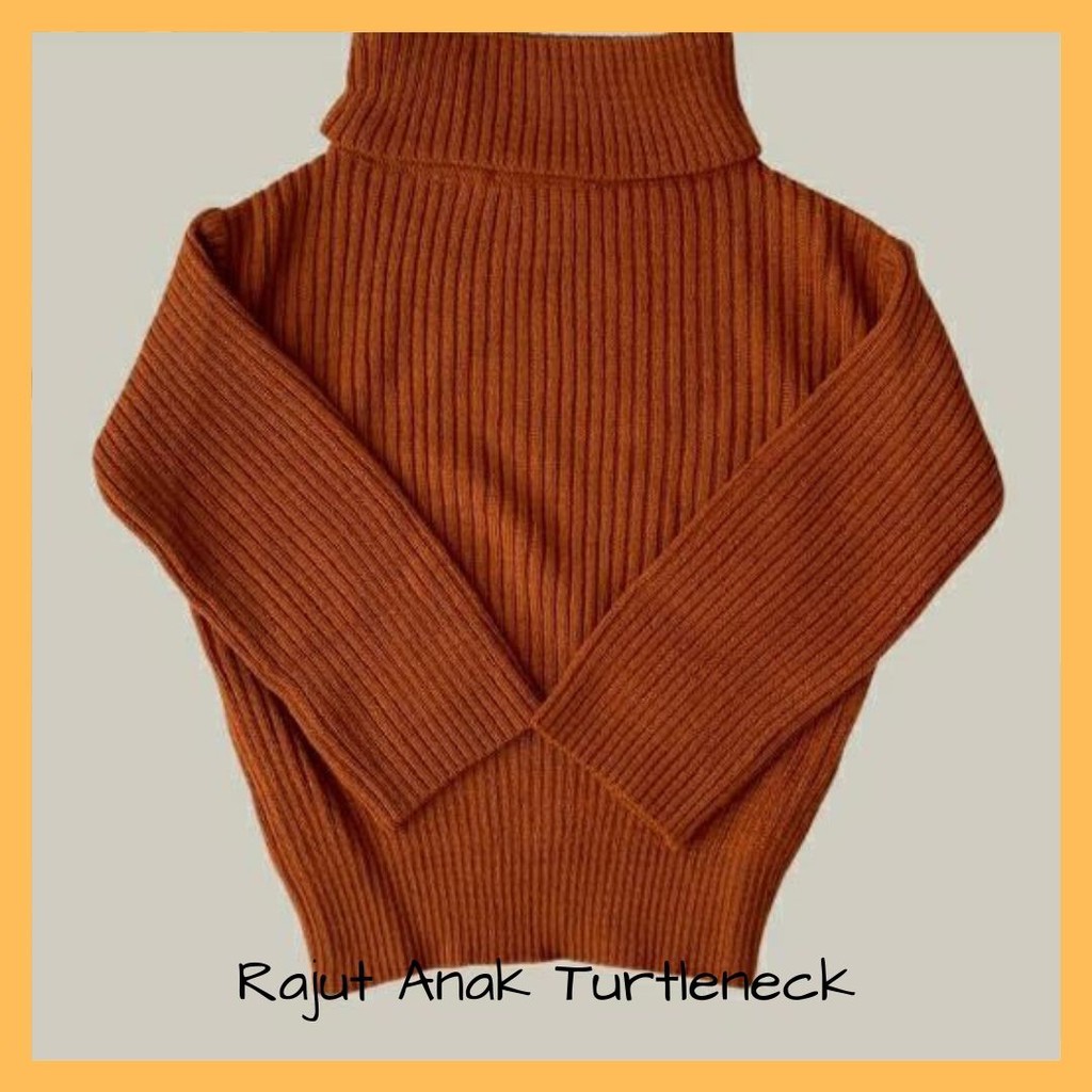 RAJUT ANAK TURTLENECK / SWEATER RAJUT ANAK 3-5 TAHUN / SWEATER TURTLENECK / SWEATER TURTLE ANAK UNISEX