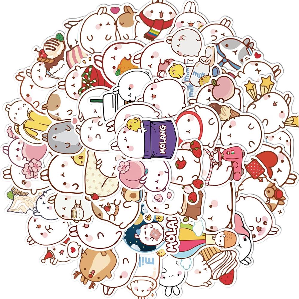 Lanfy Stiker 50pcs/set Judul Waterproof Scrapbooking Dekor